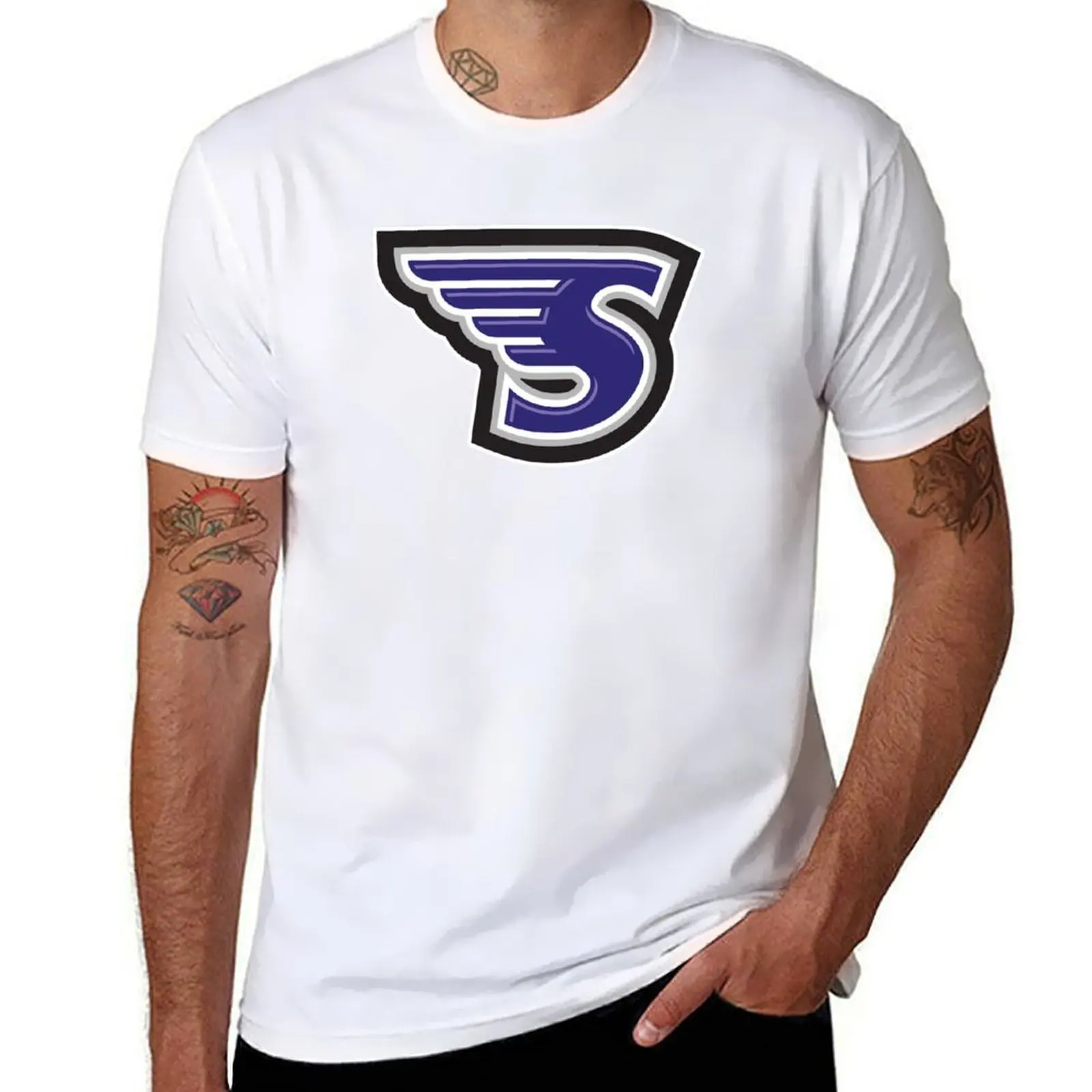 

Stonehill Skyhawks T-Shirt man t shirt graphic t shirt man luxury T-Shirt