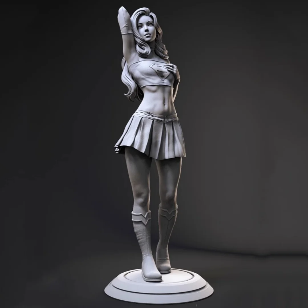 

1/24 Scale Resin Figure Model Kit beautiful Sweet girl Unassembled and Unpainted 3D printing DIY toy 823