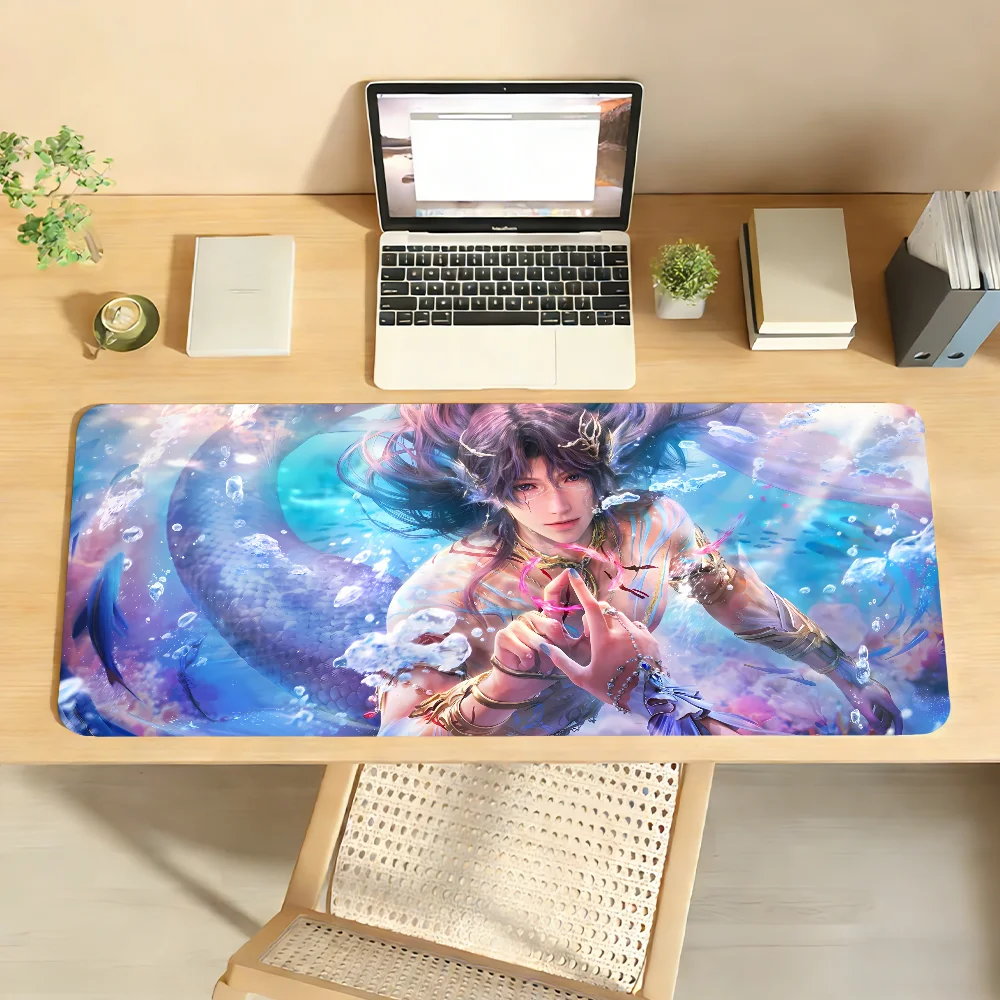 

Коврик для мыши Love and Deepspace Rafayel, нескользящий, с фиксирующим краем, для ПК и ноутбуков, резиновый, для офиса, для клавиатуры, большой, игровой