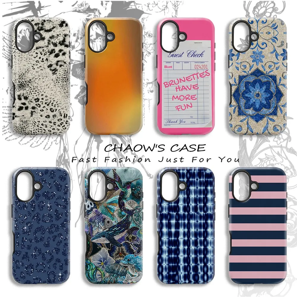 Ocean Swirl Phone Case for Samsung Galaxy S20 S23 S24 S25 S26 FE Plus Ultra Edge 4G 5G Luxury Double-layer Cover