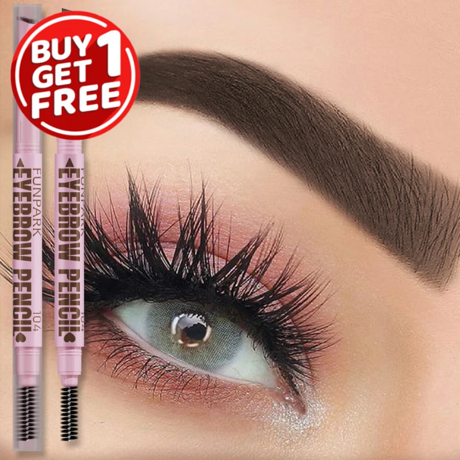 Eyeblogggel-Crayon de maquillage waterproof, 2 pièces, microblading, 5 couleurs, teinte naturelle pour les sourcils, longue durée