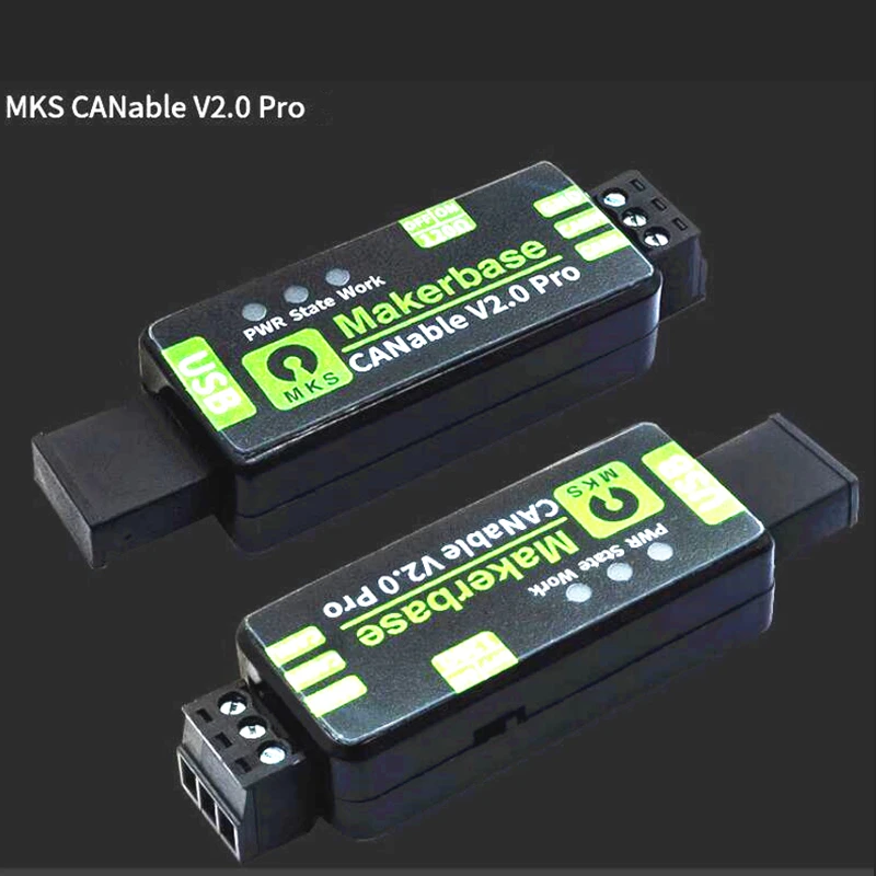 MKS CANable V2.0 S PRO Адаптер USB-CAN Анализатор CANFD Slcan SocketCAN CANdleLight Klippe с кабелем