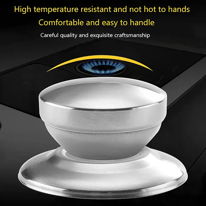 Stainless Steel Universal Pot Accessories Pan Lid Grip Anti Scalding Knob Handle Cover Kitchen Cookware Supplies Replacement