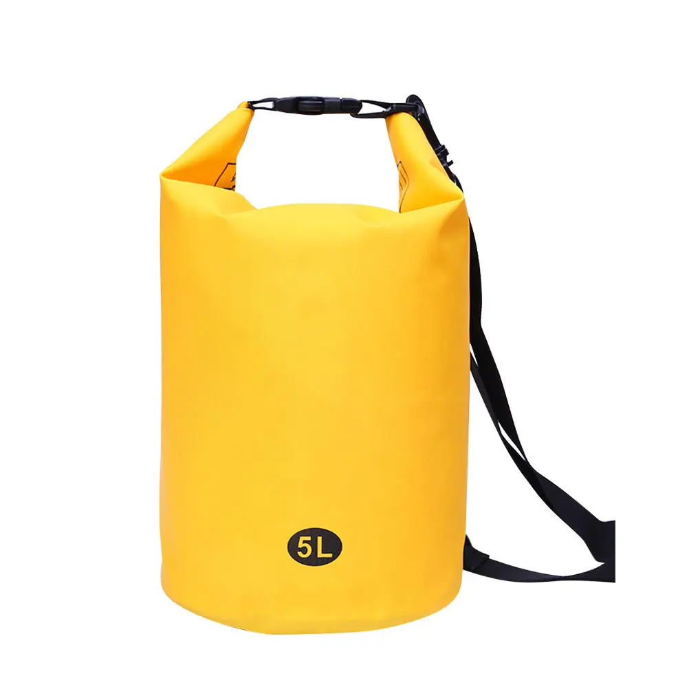 5L نفخ مقاوم للماء بولي كلوريد الفينيل السباحة العوامة مشرق اللون العائمة حقيبة معدات السلامة ل التجديف القوارب تجمع السباحة الإنقاذ