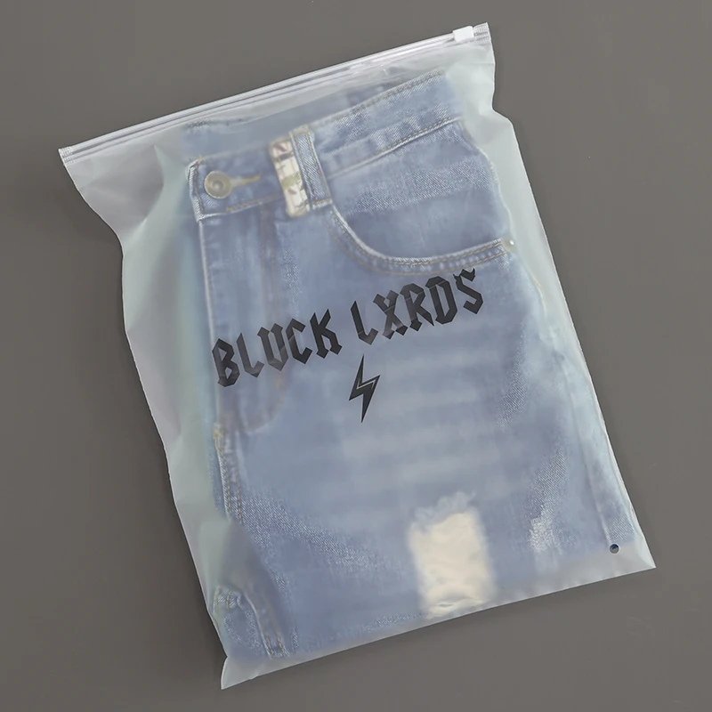 

Thickened clothing packaging bags, jewelry packaging, zipper bags, wholesale, customized logo printing