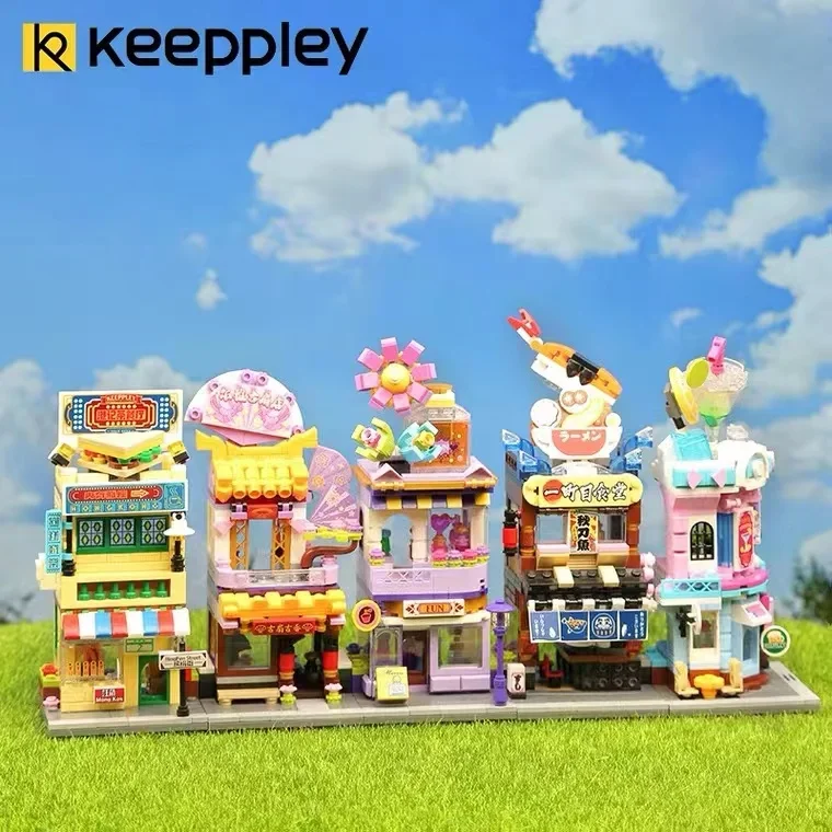 Keeppley Blocos de Construção Brinquedos, Cidade Puzzle Corner, Presente Home Decor, K28001, K28002, K28003, K28004, K28005