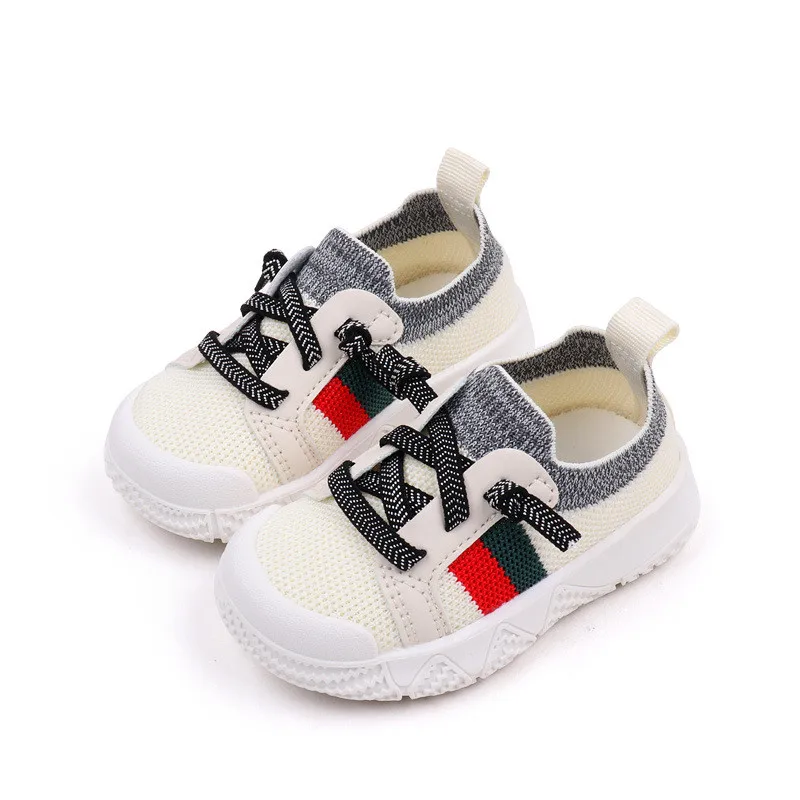 Kids Boys Girls Shoes Sneakers New Baby Soft Rubber Sole Casual First Walkers Infant Breathable Sport Shoes