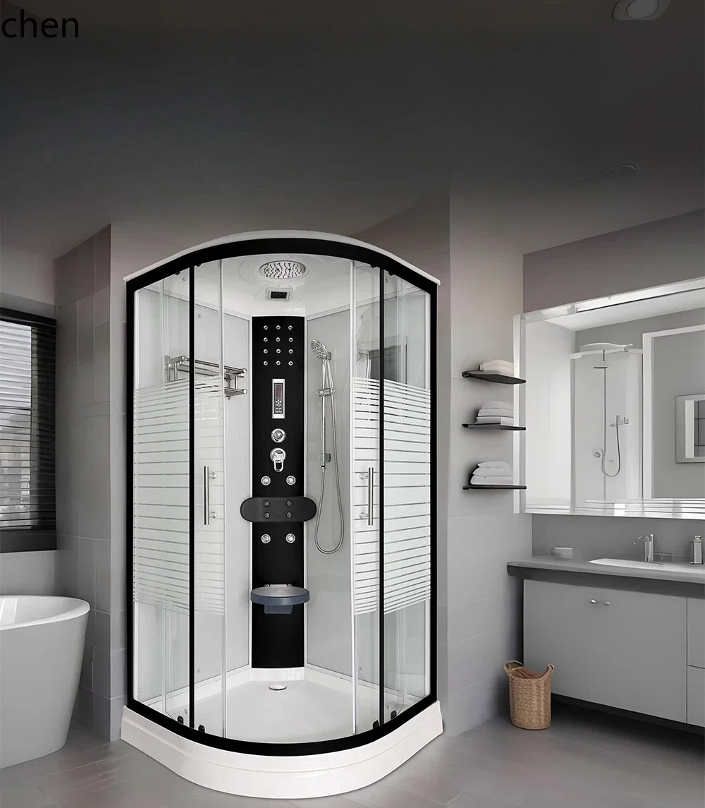 

DSA arc fan integrated closed integral shower room free of waterproof glass partition
