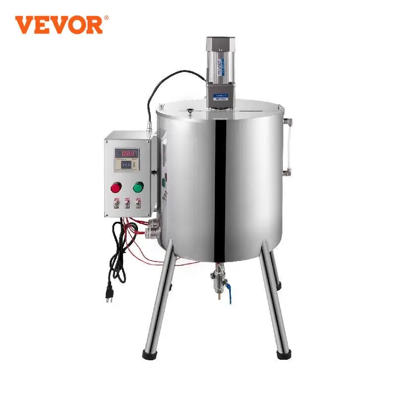 

VEVOR Electric Heating Mixing Filling Machine Lipstick Filler 15L / 30L Stirring Tank for Liquid and Paste 20-30 Bottles/Min