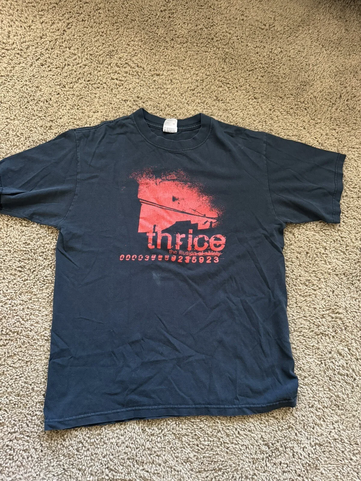 

RARE Vintage Thrice Shirt My Chemical Romance Glassjaw Saves The Day Thursday Men T-Shirt Vintage