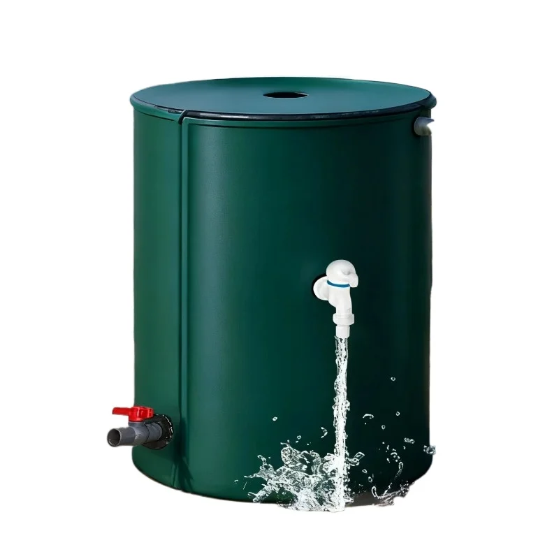Rainwater collector, household foldable water storage bucket, portable large-capacity outdoor multifunctional bucket
