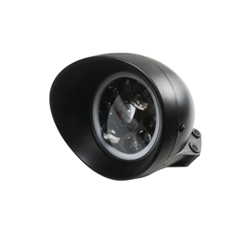 Motorcycle 5.75inch Bullet Headlight High/Low Beam Head Lamp For Harley Honda Yamaha Suzuki