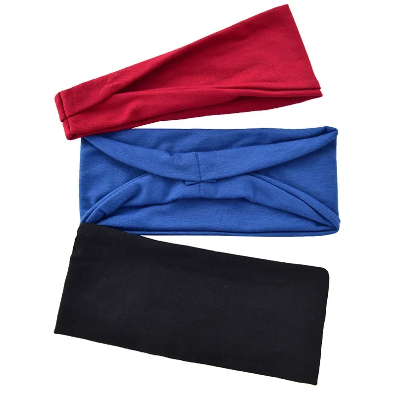 European and American Fashion Sports Headband Women\'s Yoga Headband Men\'s Running Headband Sweat Absorbing Headscarf Sweat Band