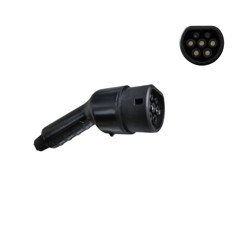 EV Charger Plug Adapter Type 2 EVSE Charger Female IEC 62196 Convertor 16A 32A for Electric Car Vehicle Charging Station