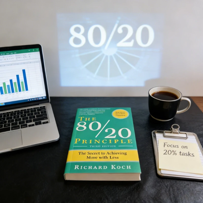 

Принцип 80/20: Работа Коха, новая глава в третьем издании, эффективное жизненное правило меньше работы, платите больше