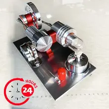 Stirling engine model micro generator toy #2