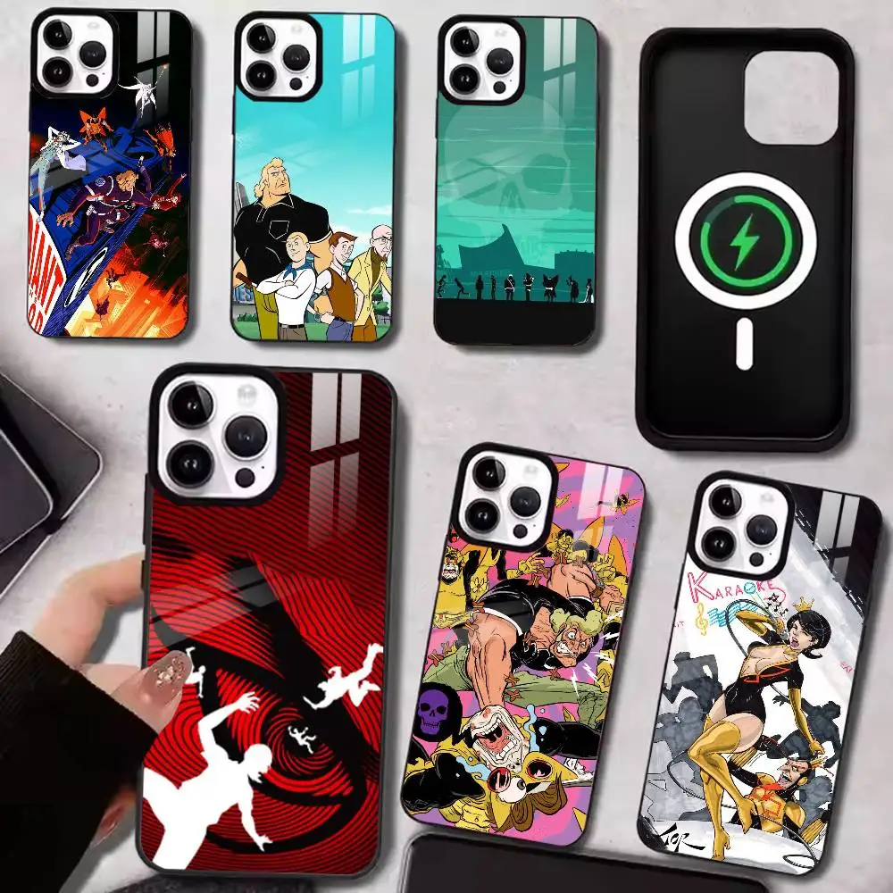 T-The Ventures B-Bros Superhero Parody  Phone Case For iPhone15,16,17,14,13,12,11 Plus,Pro Magnetic For  Wireless Charging