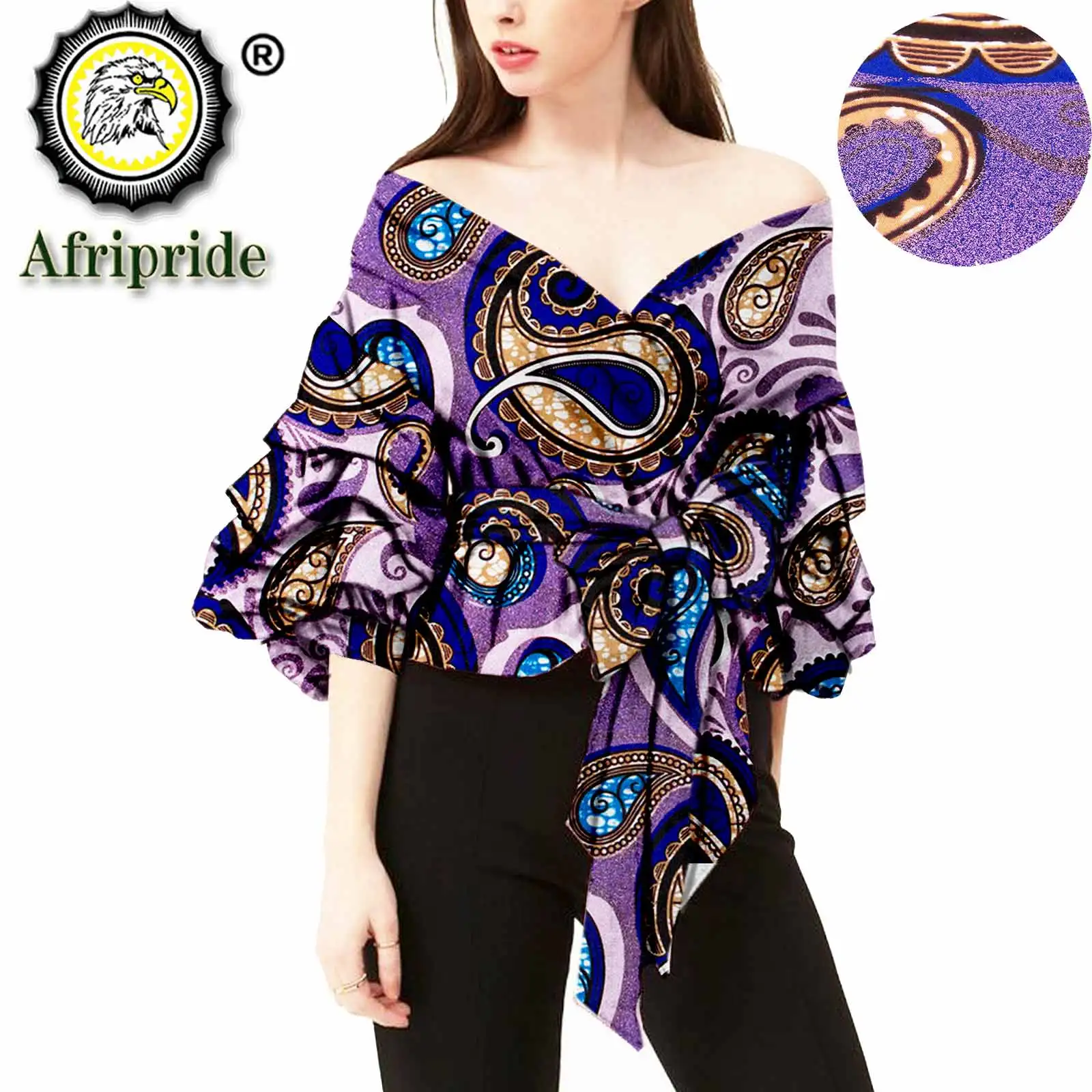 

African Clothes for Women Ankara Print Coats Plus Size Casual Outfits Trench Warp Outwear with Belt Bazin Riche Wax S2124005