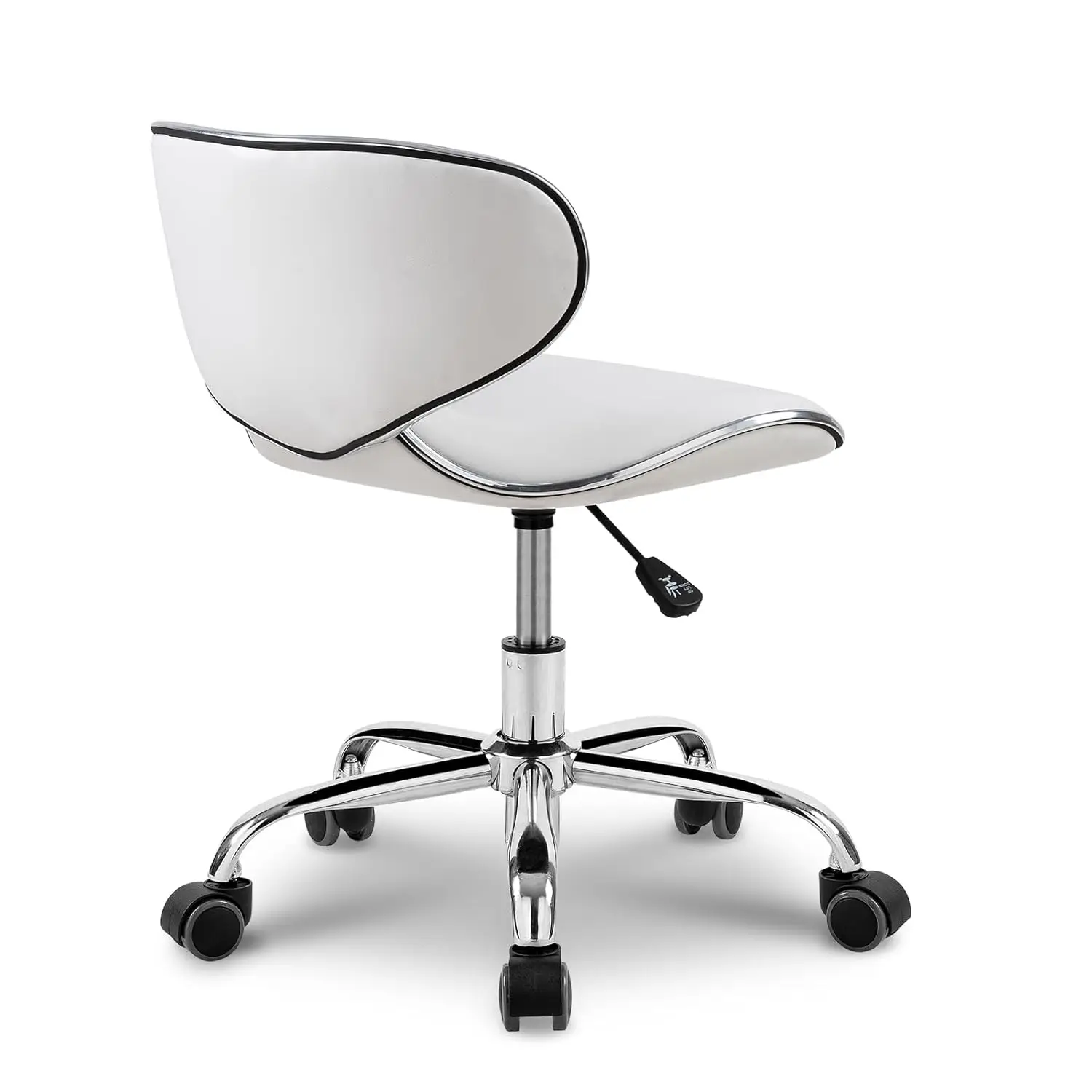 Pedicure Chair For Nail Tech Hourglass Type Ergonomic Back Support Rolling Swivel Stool For Feet Massage Medical Tatoo Office