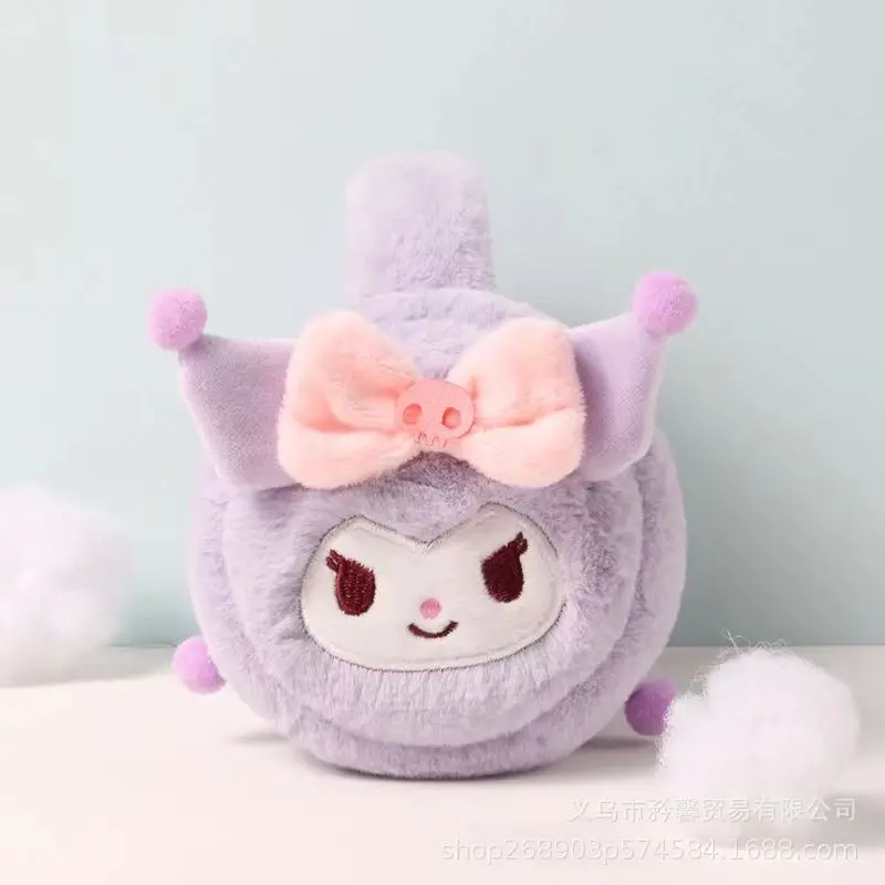 Miniso Sanrio ear cups warm new anti-freeze Yugui Dog Merlot ear cup plush Kulomi ear cups