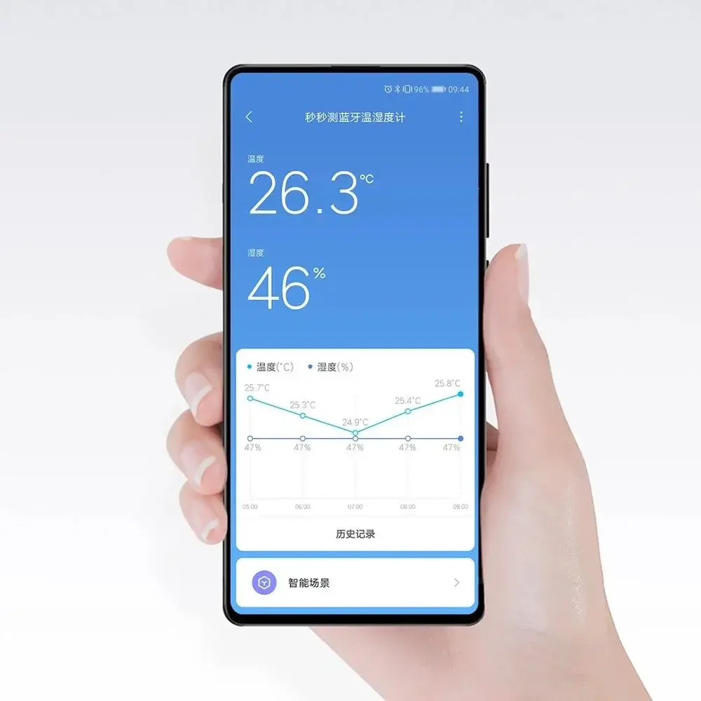 MiaoMiaoCe Inteligentny termometr Bluetooth E-Ink Ekran BT2.0 Higrometr może być używany z aplikacją MIJIA Domowy gadżet Inteligentne połączenie