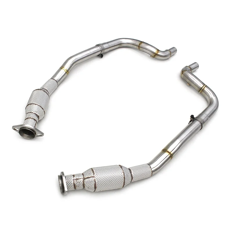 Head Section High flow Pipes Exhaust Pipes branch downpipe Exhaust Pipe with catalyst for Jaguar F-PACE 3.0T 2014-2021