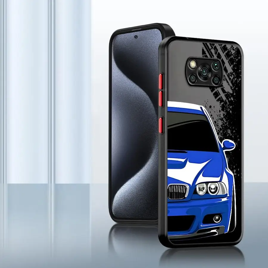 Casing Sampul Lembut untuk Xiaomi Poco X4NFC X3 NFC X5 X3 X4 Pro Mobil Drift Jepang