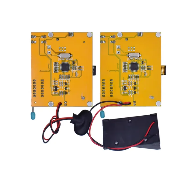 LCR-T4 graphical transistor tester resistance capacitance ESR thyristor LCD display with battery case