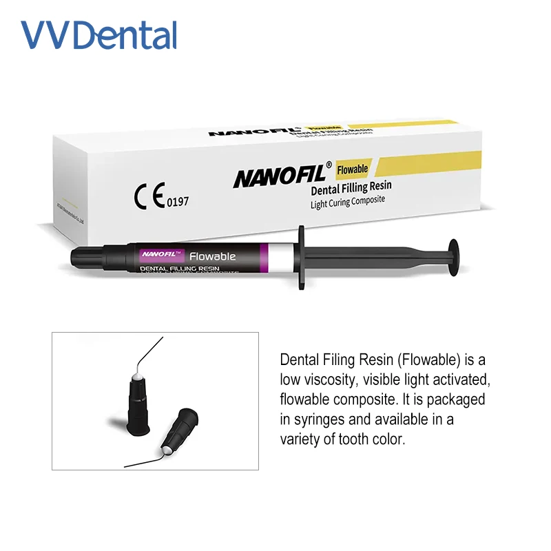 

VV Dental l Filling Resin-Flwowable Light Curing Composite Resin Dental Filling Material High Bonding Strength Dentistry