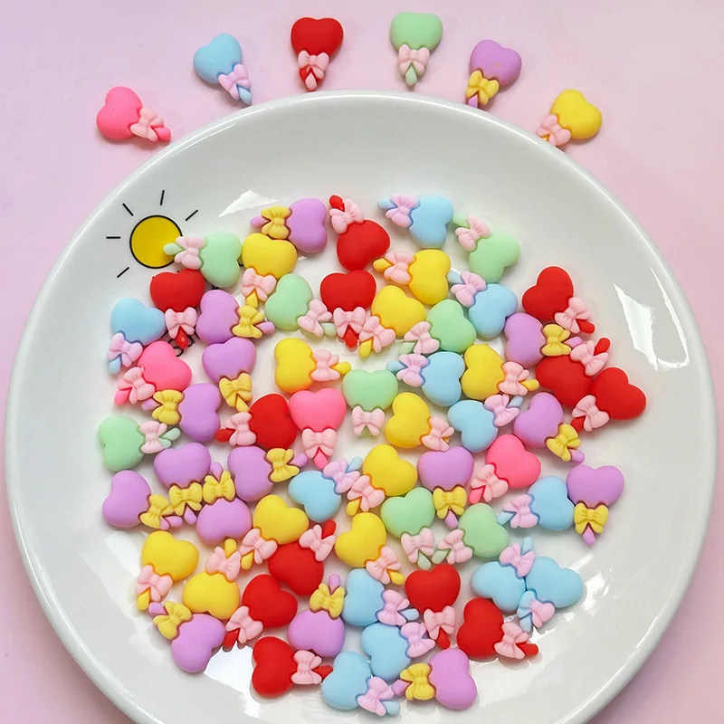 5pcs Small Cartoon Mini DIY Resin Accessories Hairpin Hair Accessories Cute flatback Material Mobile Phone Case Cream Glue Acces