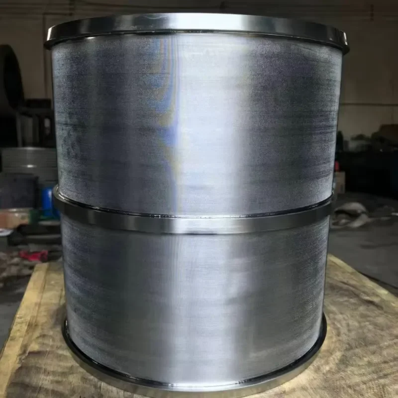 304 Stainless Steel Paper Mill Machinery Spare Parts Pressure Screen Basket Sieve Drum for Pulp Making ISO Certified