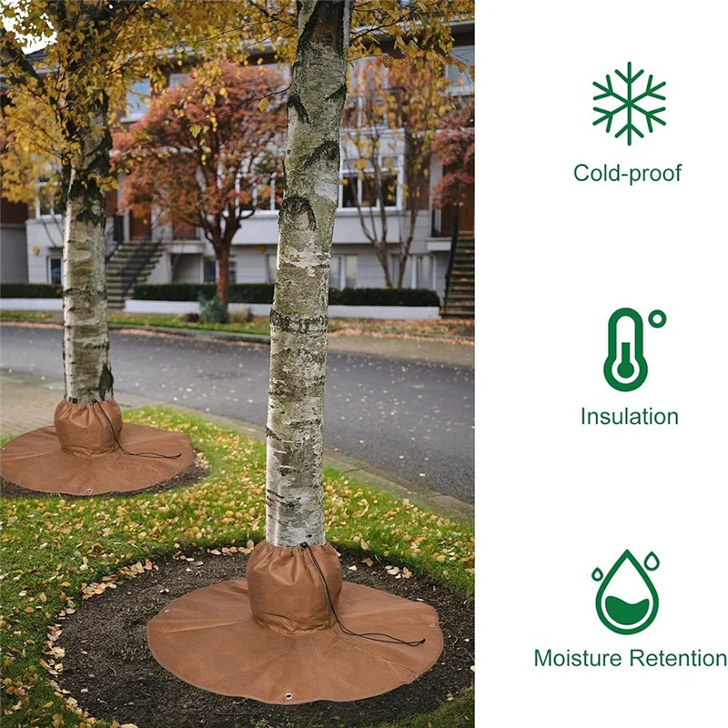 

Winter Palm Tree Root Protector Tree Root Freeze Cover Constant Temperature Function For Lawns