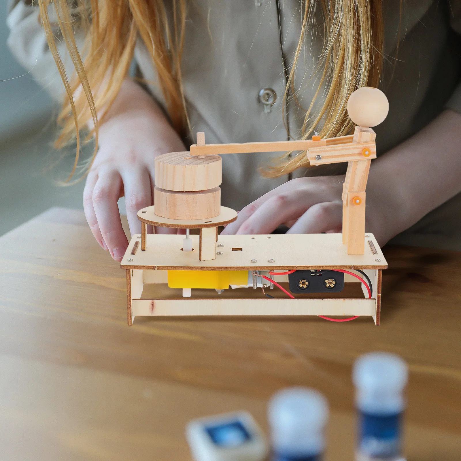 

DIY Science Kit Kids Tiny Experiments Mini Labsters Wood Educational Science Engineering Kit Family Fun Chemistry Set for Teens