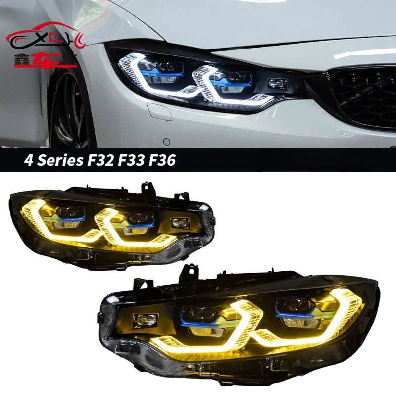 

XCH for upgrading BMW 4 Series F32 headlight assembly to new G22 bi-xenon headlight assembly with LED laser lens headlights