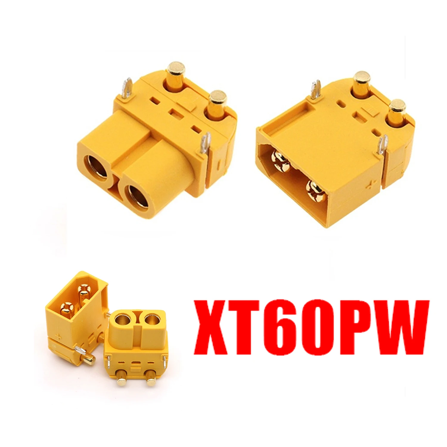 5/10Pcs XT60 XT60PW Gold Banana Bullet Male Female Connectors Plug Connect Parts For RC Lipo Battery PCB Balanced Car Wheelbarro