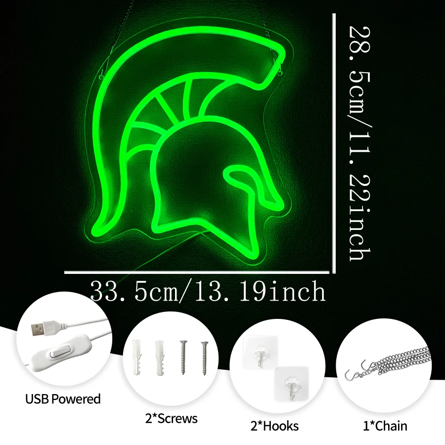 University Football Team Neon Sign For Wall Decor,Led Neon Light For Men'S Cave,Dormitory,Bar,Club,Birthday Gift Sports Fans