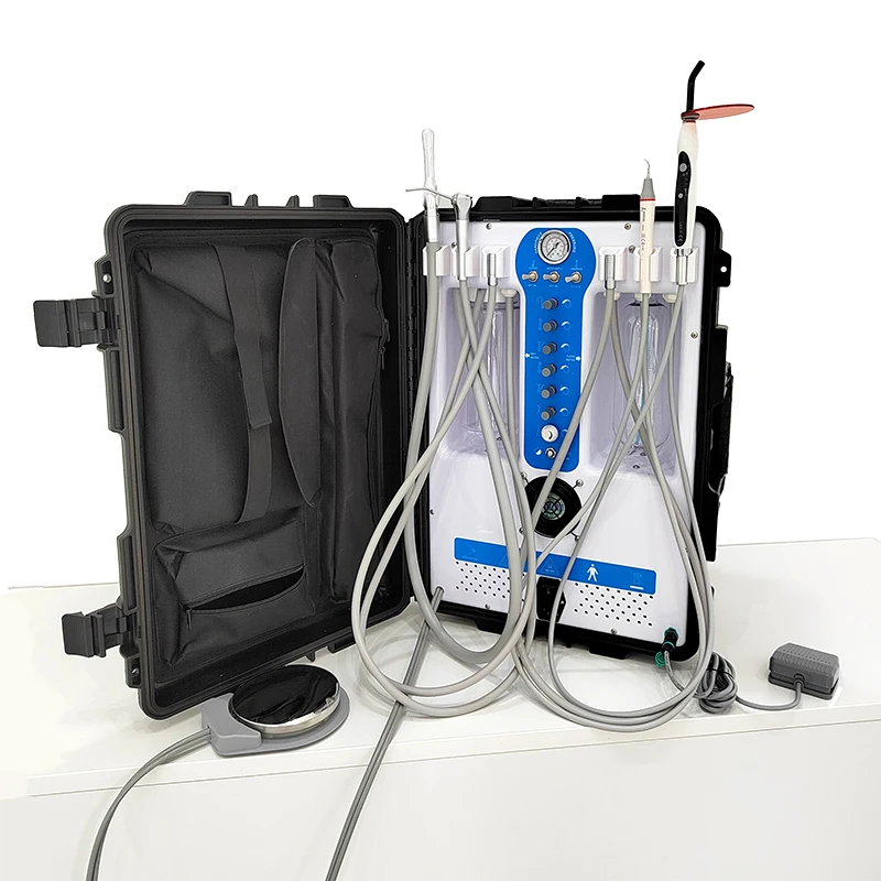 

New GU-P206S Portable Dental Unit with with Light Curing and Scaler