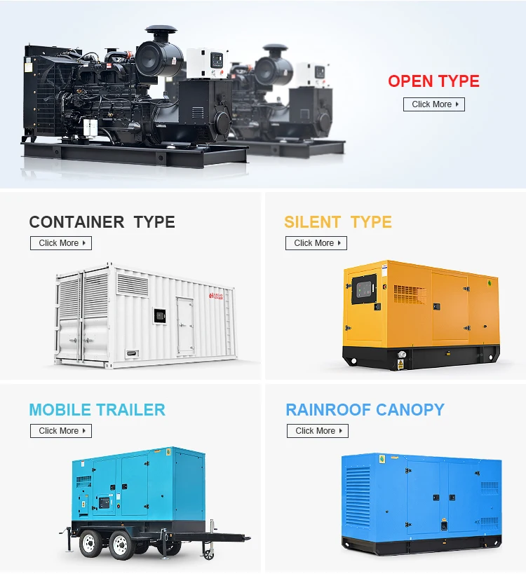 مولد الديزل 100kw 120kw 150kw 3 المرحلة مجموعة مولدات التيار المتردد نوع صامت إمدادات الطاقة الصناعية للمشاريع الهندسية
