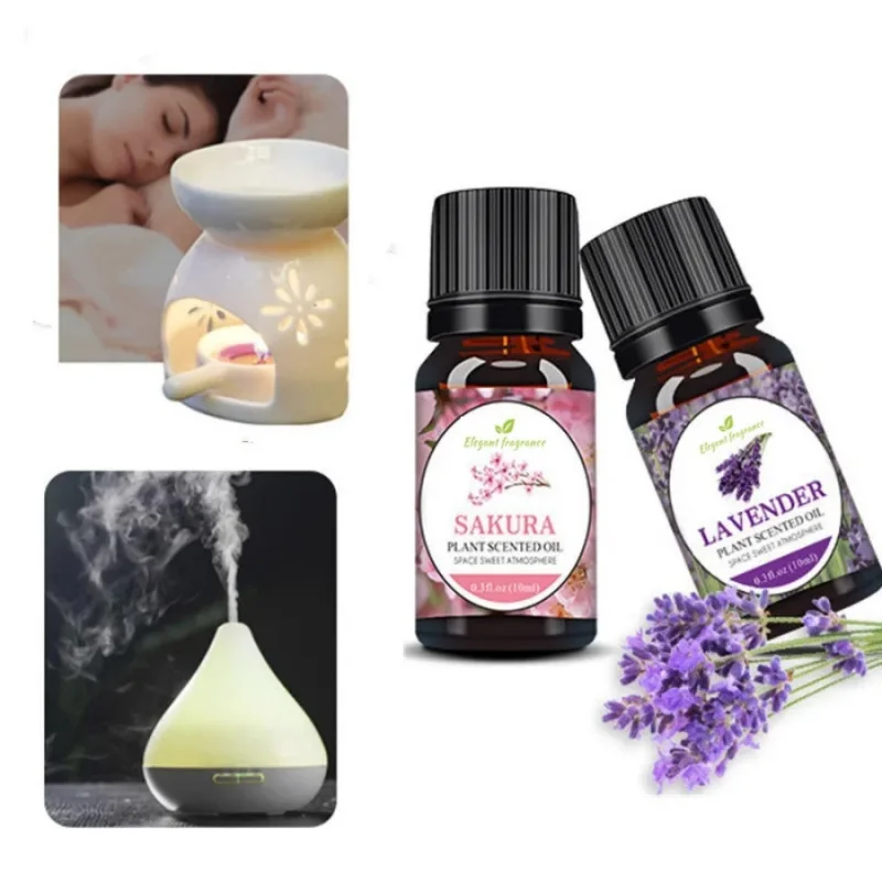 1pc Aromatherapy Essential Oil Lavender Rose Ocean Lemon Freesia Essential Oil Humidifier Car Home Sleep aid aromatherapy