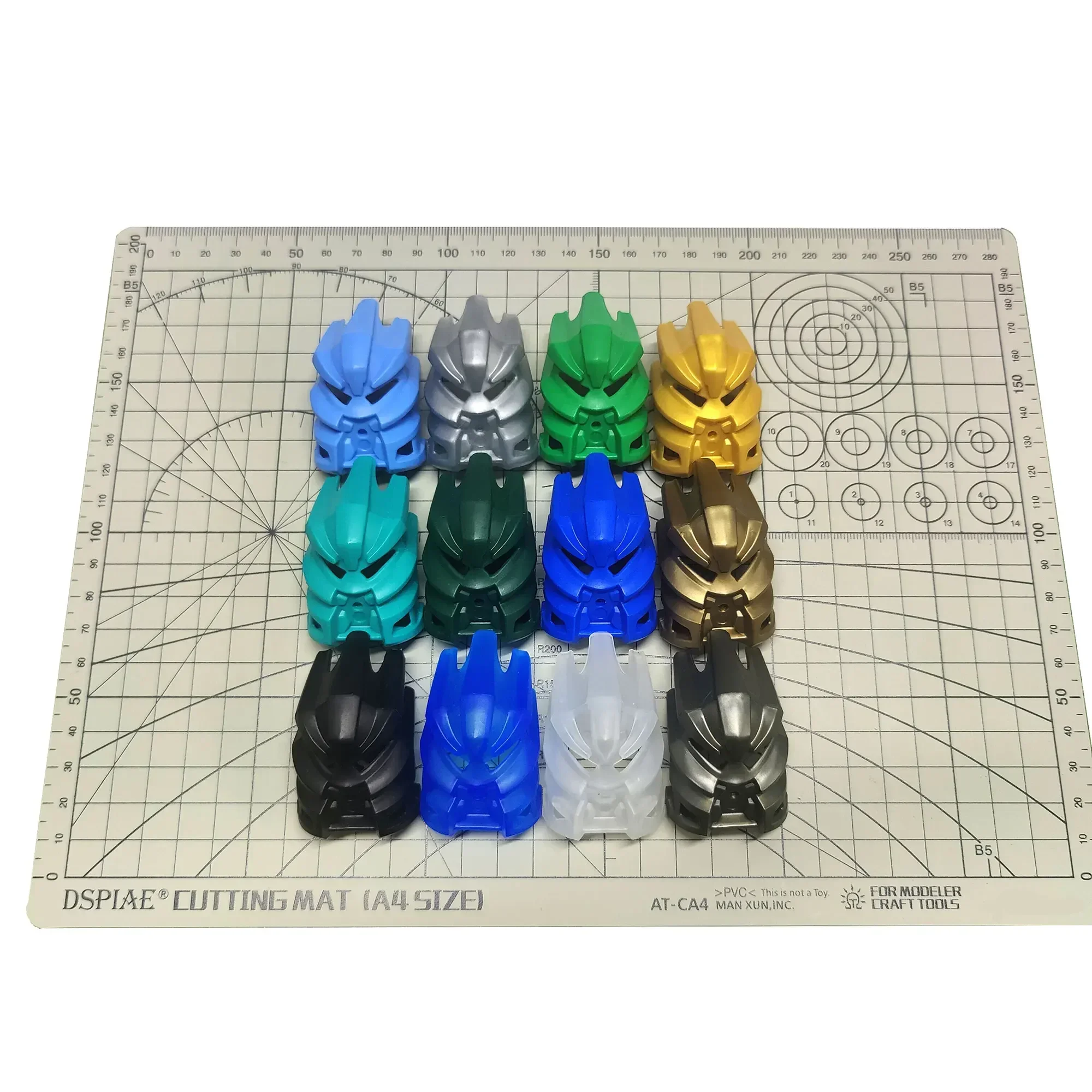 Kennie DIY MOC Customized Accessories Building Block Bionicle High Quality Facepiece NO.60921 Avohkii Post Karda Nui Exposure