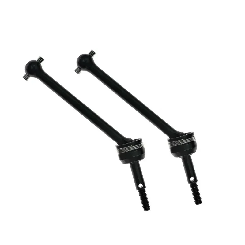 Eixo de transmissão traseiro de aço, 2 peças, eixo de transmissão cvd para tamiya lutador nxgen dt04 58741 1/10 rc, peças de atualização de carro, acessórios