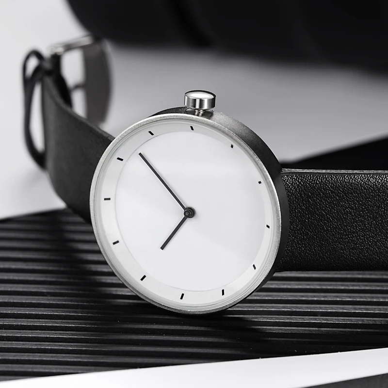 YAZOLE Watches Men Minimalist Two-Handed With Inner Shaded Roman Letter Scale Quartz Wristwatches Waterproof Student Clock