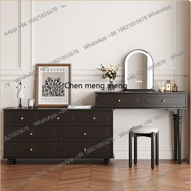 

Modern Luxury Vanity Table Drawer Storage Simple Aesthetic Makeup Vanity Table With Mirror Trendy Penteadeira Bedroom Furniture