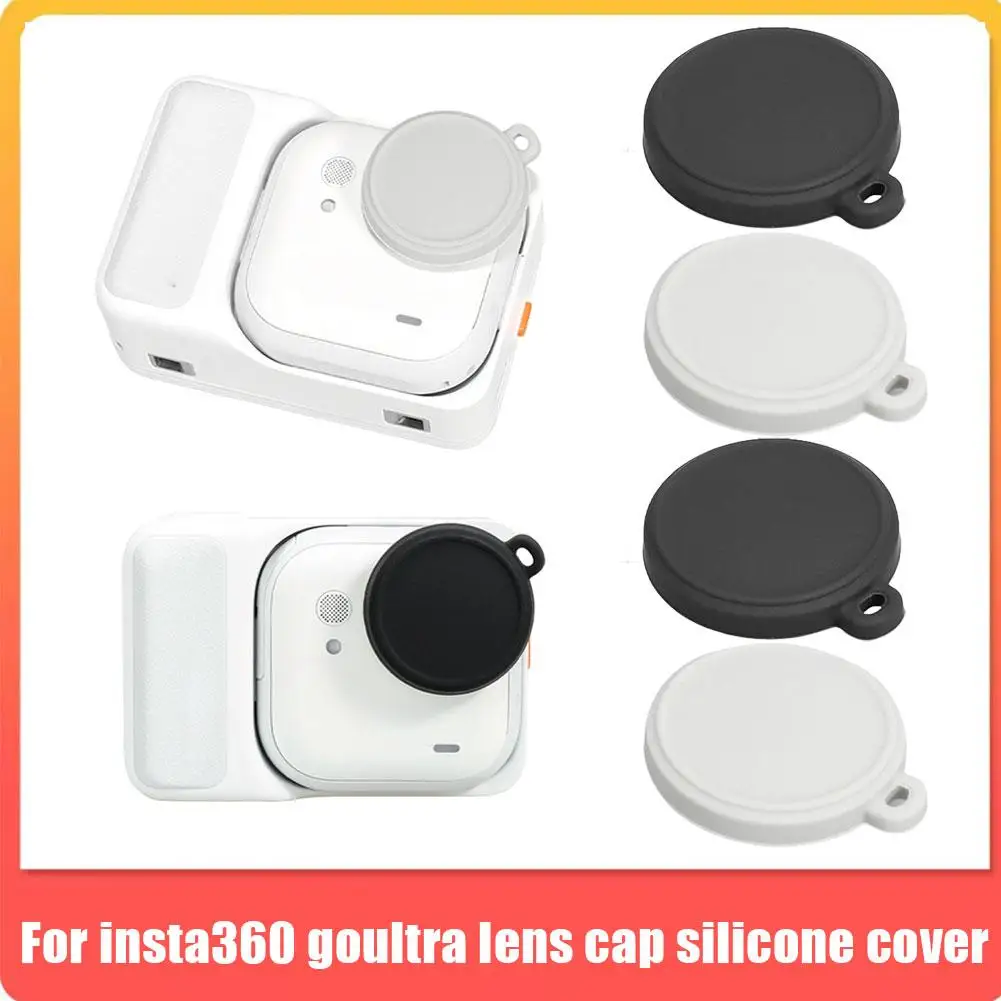 3pcs Lens Caps For Insta360 Goultra Silicone Anti Drop And Anti Scratch Lens Protection Cover, Thumb Sports Camera Accessories