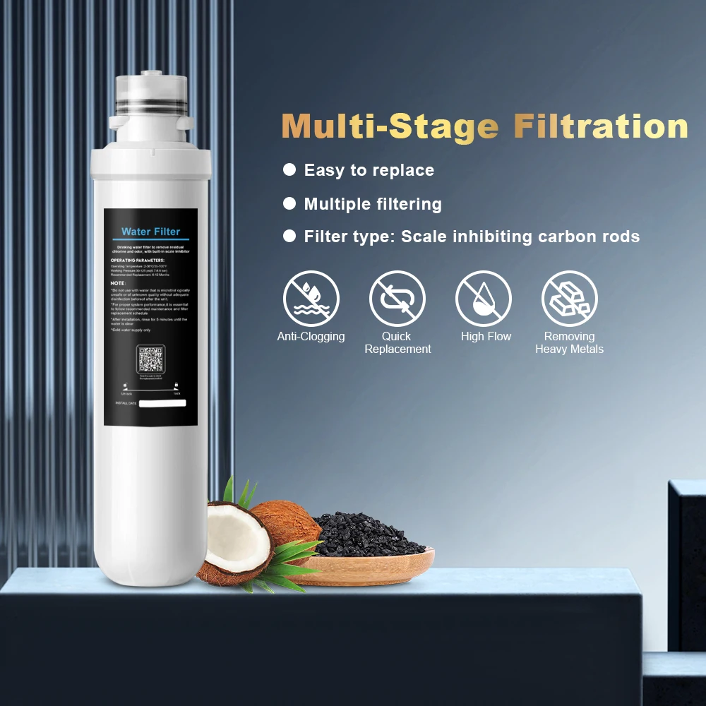 K5 Replacement filter Scale inhibition Carbon filter for Instant boiling Hot water Tap Filter