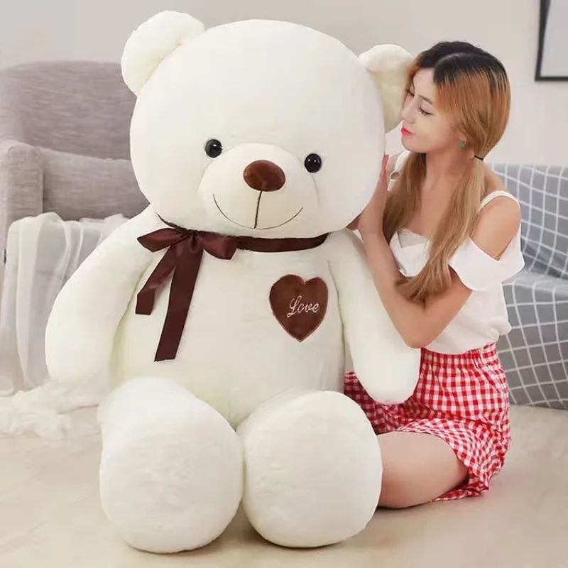 60cm Large Teddy Bear Plush Toy Stuffed Full Soft Sleeping Animals Pillow Doll Grilfriend Kids Wife Birthday Valentines Day Gift