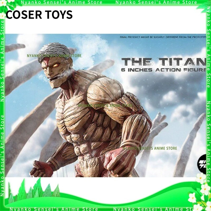 

In Stock VTOYS COSER TOYS The Titan Warrior of Marley Sitting Titan18CM Action Figure Anime Model Trendy Toys Desktop Doll