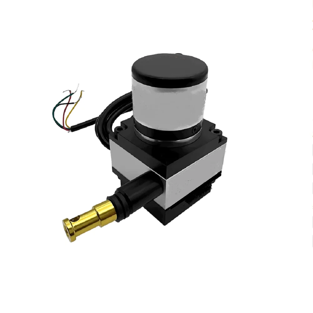 High precision rope type linear displacement sensing electronic ruler with a range of 0-2500mm