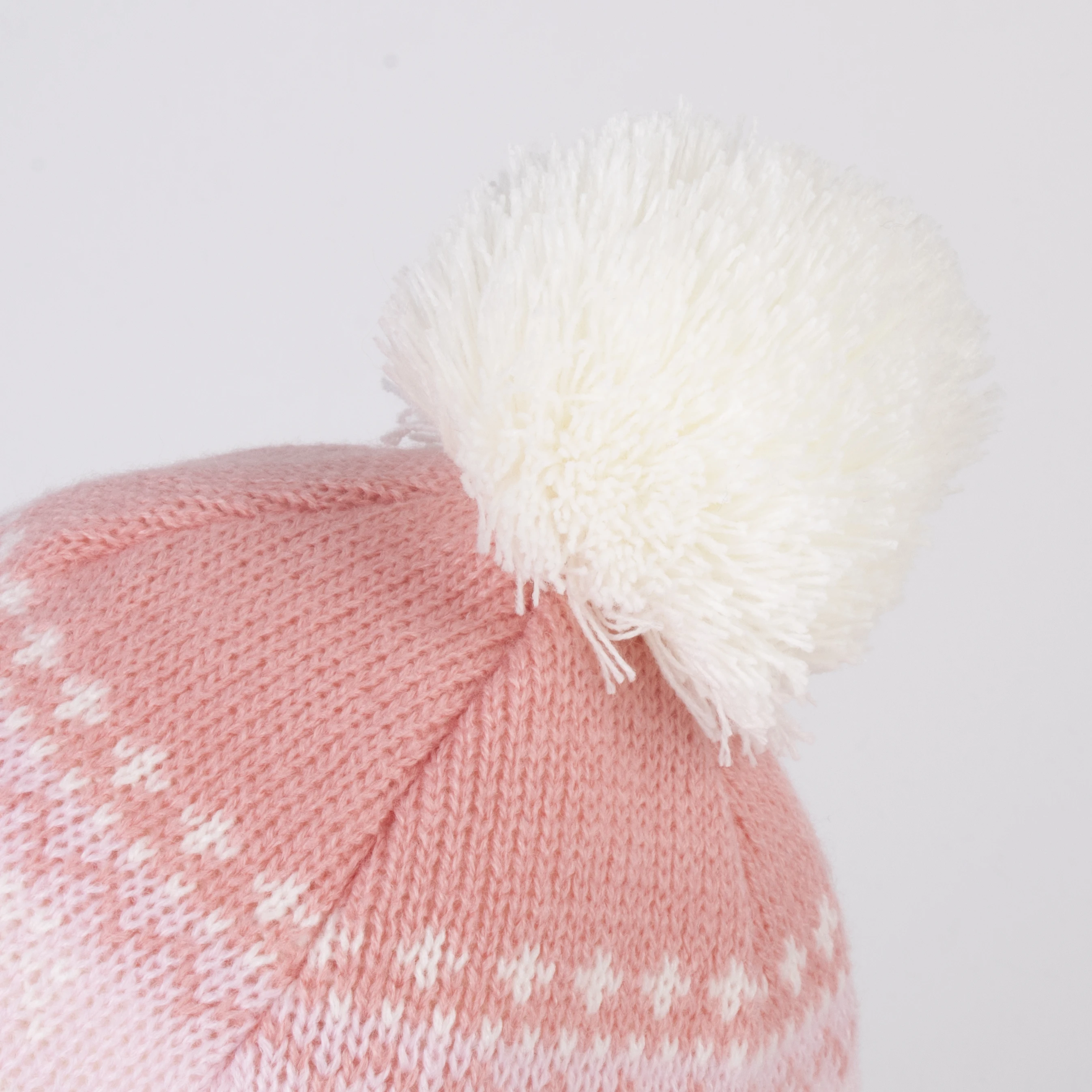Deer Hat for Girls Infant Pom Pom Beanie Kid Winter Hats Toddler Cap Knit Warm Beanies Caps for Baby Boys Girls