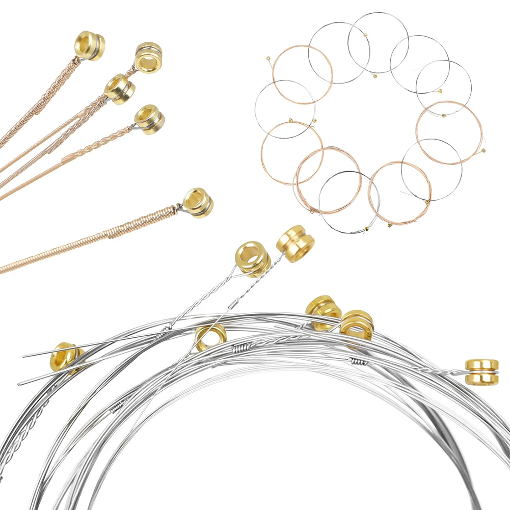 12弦ギター弦フォークギターアクセサリーパーツPUコーティング付きフォークギター弦ライトギター用明るい弦